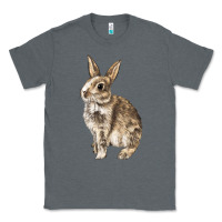 Charcoal Heather Rabbit Classic Tee - LillyAllenDesigns
