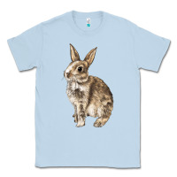 Dusty Blue Rabbit Classic Tee - LillyAllenDesigns