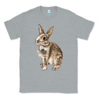 Heather Grey Rabbit Classic Tee - LillyAllenDesigns