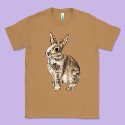 Rabbit Classic Tee Designed By Lillyallendesigns