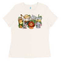 Bone cute baby safari animals coffee cups Ladies Tee - texasbilliewilder
