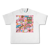 Lunar Rock school with rainbow seamless pattern Urban Heavy Tee - BundleAndBundleShop