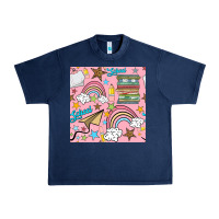 Navy school with rainbow seamless pattern Urban Heavy Tee - BundleAndBundleShop