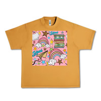 Peanut Butter school with rainbow seamless pattern Urban Heavy Tee - BundleAndBundleShop