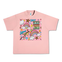 Salmon school with rainbow seamless pattern Urban Heavy Tee - BundleAndBundleShop
