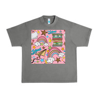 Tornado school with rainbow seamless pattern Urban Heavy Tee - BundleAndBundleShop