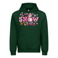 Forest Green i am snow cute Urban Hoodie - CowGirlArtShop