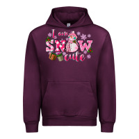 Mauve Wine i am snow cute Urban Hoodie - CowGirlArtShop
