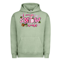 Pigment Oil Green i am snow cute Urban Hoodie - CowGirlArtShop