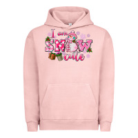 Pigment Salmon i am snow cute Urban Hoodie - CowGirlArtShop