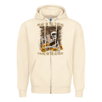 Sandshell dead inside boujee outside Zipper Hoodie - MaliasSmallBusiness