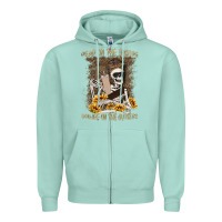 Seafoam dead inside boujee outside Zipper Hoodie - MaliasSmallBusiness