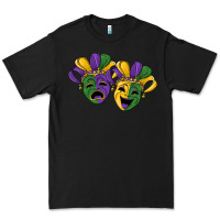 Black mardi gras mask Premium Tee - RanaPortraitStore