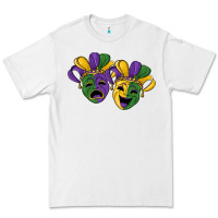 White mardi gras mask Premium Tee - RanaPortraitStore