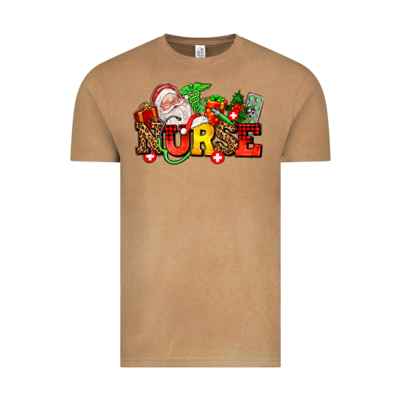 Nurse With Christmas Vintage Tee by AdoDesignShop | Teevron