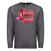 Charcoal Heather i wear pink for my mom Premium Sweatshirt - Artiststas