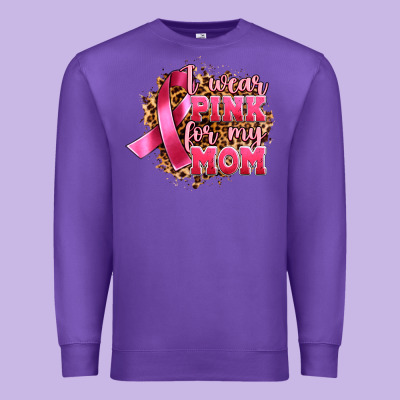 I Wear Pink For My Mom Premium Sweatshirt Designed By Artiststas