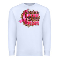 White i wear pink for my mom Premium Sweatshirt - Artiststas