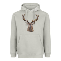 Moon Dust elk deer head Heavyweight Hoodie - LillyAllenDesigns