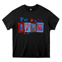 Black est 1776 Heavy Core Tee - Zillion Design Studio
