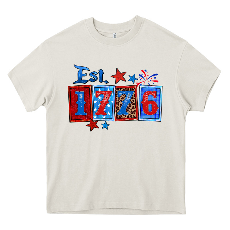 Est 1776 Heavy Core Tee by Zillion Design Studio | Teevron