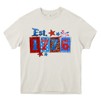 Cream est 1776 Heavy Core Tee - Zillion Design Studio