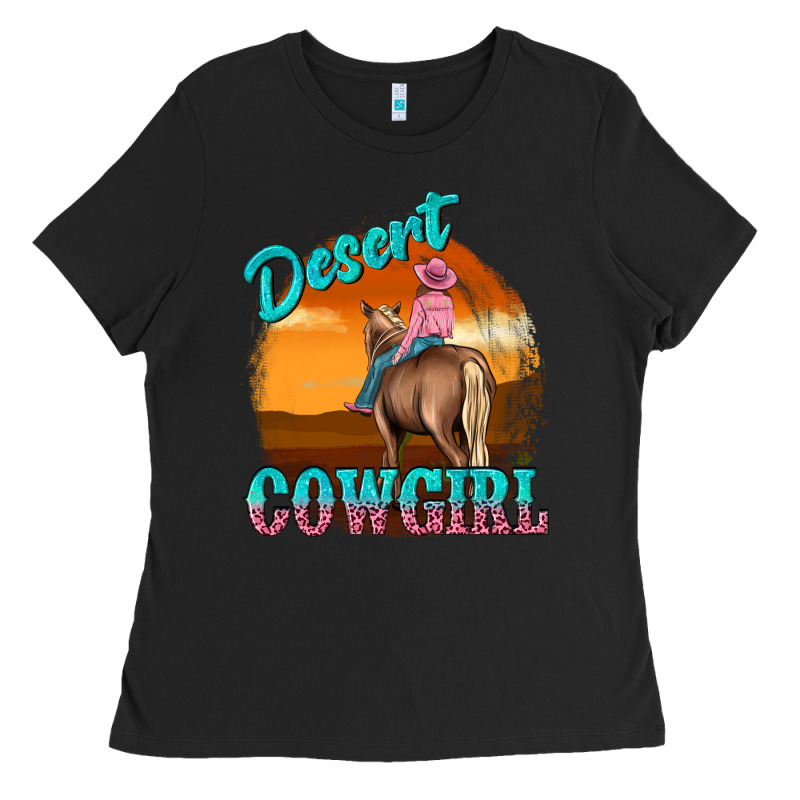 Desert Cowgirl Ladies Tee by texasbilliewilder | Teevron