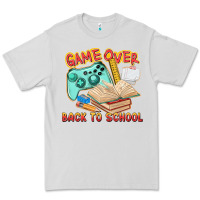 Dove Grey game over back to school Premium Tee - texasbilliewilder