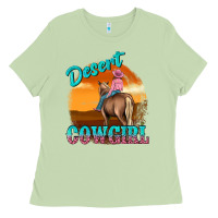 Matcha desert cowgirl Ladies Tee - texasbilliewilder