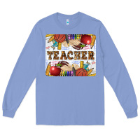 Colony Blue Teacher Long Sleeve Tee - LillyAllenDesigns