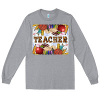 Heather Grey Teacher Long Sleeve Tee - LillyAllenDesigns