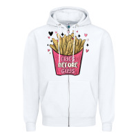 White fries before guys Zipper Hoodie - MaliasSmallBusiness