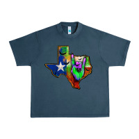 Midnight Navy texas map halloween Urban Heavy Tee - JahusDesignShop