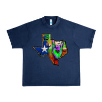 Navy texas map halloween Urban Heavy Tee - JahusDesignShop