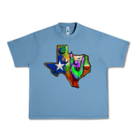 Pebble Blue texas map halloween Urban Heavy Tee - JahusDesignShop