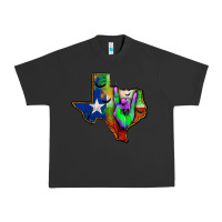Pigment Black texas map halloween Urban Heavy Tee - JahusDesignShop