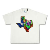 Texas Map Halloween Urban Heavy Tee | Teevron
