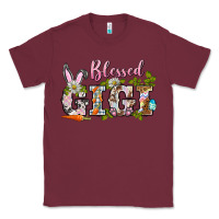 Burgundy blessed gigi easter Classic Tee - BarkalooDesign