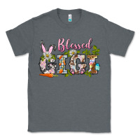 Charcoal Heather blessed gigi easter Classic Tee - BarkalooDesign