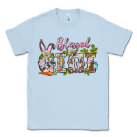 Dusty Blue blessed gigi easter Classic Tee - BarkalooDesign