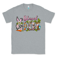 Heather Grey blessed gigi easter Classic Tee - BarkalooDesign