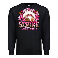 Black strike out cancer baseball Premium Sweatshirt - Artiststas