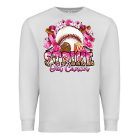 Dove Grey strike out cancer baseball Premium Sweatshirt - Artiststas