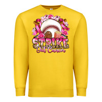 Lemon strike out cancer baseball Premium Sweatshirt - Artiststas