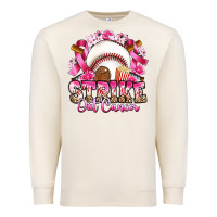 Sandshell strike out cancer baseball Premium Sweatshirt - Artiststas