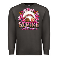 Smoke strike out cancer baseball Premium Sweatshirt - Artiststas