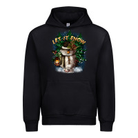 Black let it snow Urban Hoodie - CowGirlArtShop