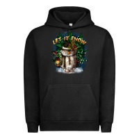 Pigment Black let it snow Urban Hoodie - CowGirlArtShop