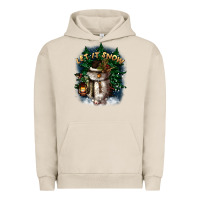 Pigment French Oak let it snow Urban Hoodie - CowGirlArtShop