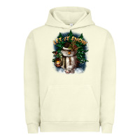 Pigment Pistachio let it snow Urban Hoodie - CowGirlArtShop